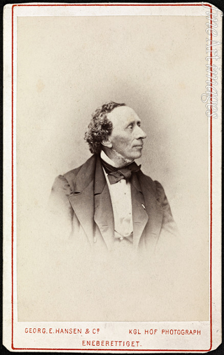 Hansen Georg Emil - Portrait of Hans Christian Andersen (1805-1875)