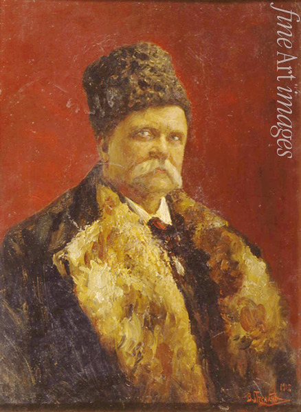 Ptschelin Wladimir Nikolajewitsch - Porträt von Schriftsteller Wladimir Alexejewitsch Giljarowski (1853-1935)