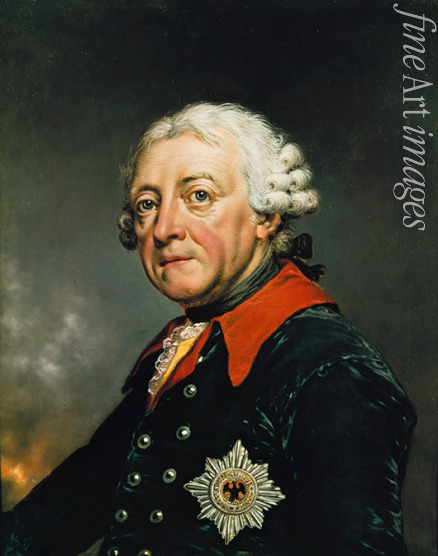 Lisiewski Christian Friedrich Reinhold - Portrait of Frederick II of Prussia (1712-1786)