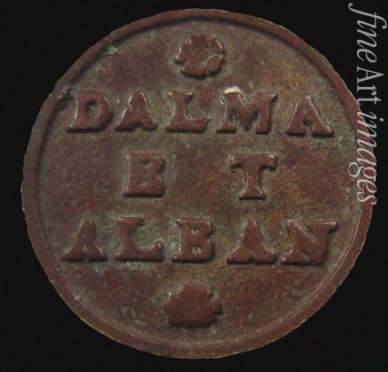 Numismatic West European Coins - Gazzetta: Dalmatia & Albania, 2 Soldo, Republic of Venice. (Reverse) 