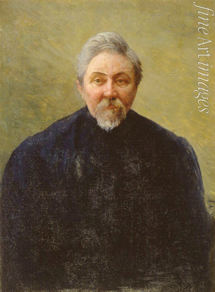 Parchomenko Iwan Kirillowitsch - Porträt des Schriftstellers Dmitri Mamin-Sibirjak (1852-1912)
