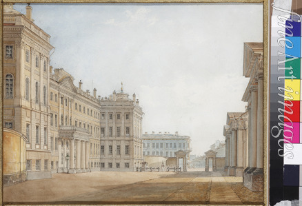 Sadownikow Wassili Semjonowitsch - Blick auf den Anitschkow-Palast in St. Petersburg