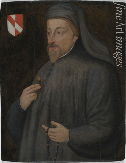 Unbekannter Künstler - Porträt von Geoffrey Chaucer