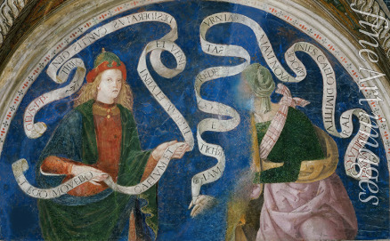 Pinturicchio Bernardino Werkstatt von - Der Prophet Haggai und die Sibylle von Cumae