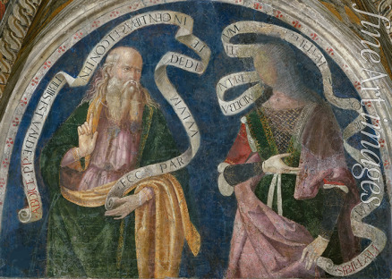 Pinturicchio Bernardino Werkstatt von - Der Prophet Obadja und die Libysche Sibylle