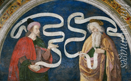 Pinturicchio Bernardino Werkstatt von - Der Apostel Matthäus und der Prophet Obadja
