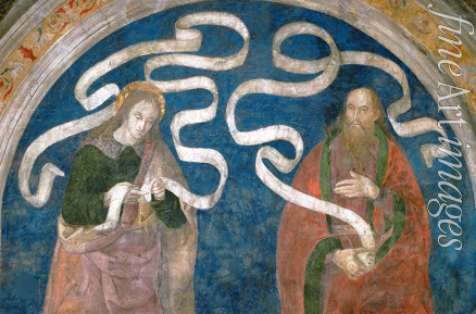 Pinturicchio Bernardino Werkstatt von - Der Apostel Simon und der Prophet Maleachi