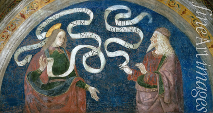 Pinturicchio Bernardino Werkstatt von - Der Apostel Matthäus und der König David