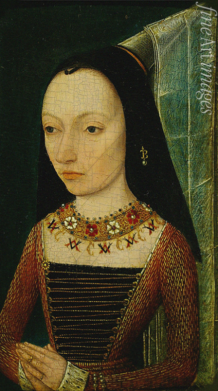 Unbekannter Künstler - Porträt von Margareta von York (1446-1503), Herzogin von Burgund