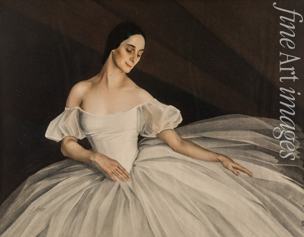 Sorin Saweli Abramowitsch - Porträt von Balletttänzerin Anna Pawlowa (1881-1931)