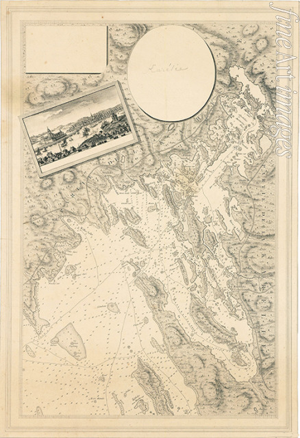 Claret de Fleurieu Charles Pierre - Seekarte der Wyborger Ostseebucht, Russland