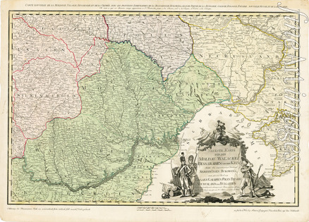 Bauer Friedrich Wilhelm - Map of Europe with the shift of borders in the course of the Russo-Turkish War (1787-1792)
