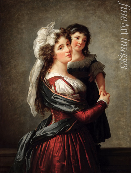 Vigée Le Brun Louise Élisabeth - Madame Rousseau and her Daughter