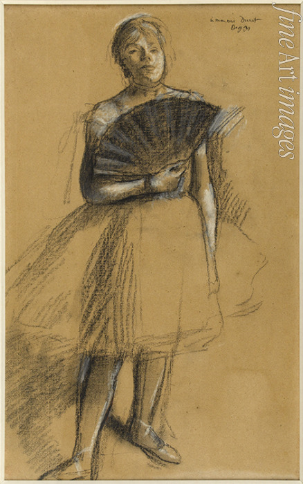 Degas Edgar - Mädchen mit Fächer