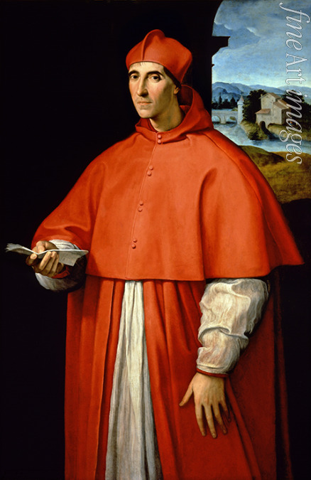 Raphael (Raffaello Sanzio da Urbino) - Portrait of Cardinal Alessandro Farnese