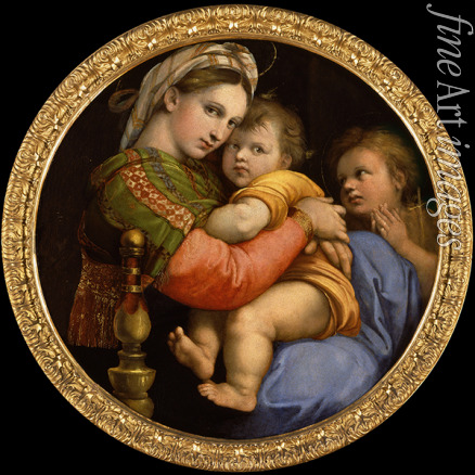 Raphael (Raffaello Sanzio da Urbino) - Madonna della Seggiola