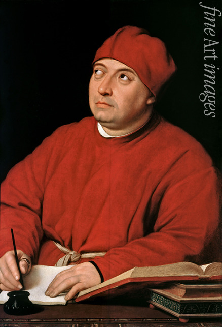 Raffael (Raffaello Sanzio da Urbino) - Porträt von Tommaso Inghirami 
