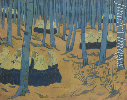 Sérusier Paul - Breton Women, the Meeting in the Sacred Wood. (Bretonnes, réunion dans le bois sacré)