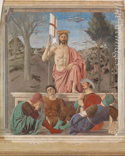 Piero della Francesca - Die Auferstehung Christi (Nach der Restaurierung)