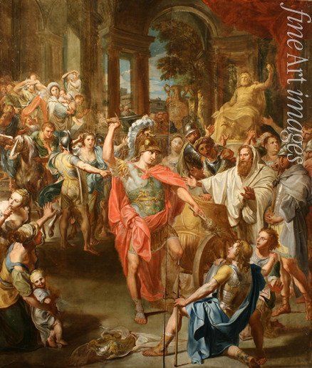 De Ferrari Lorenzo - Alexander the Great Cutting the Gordian Knot
