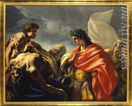 Pellegrini Giovanni Antonio - Alexander vor der Leiche des Darius