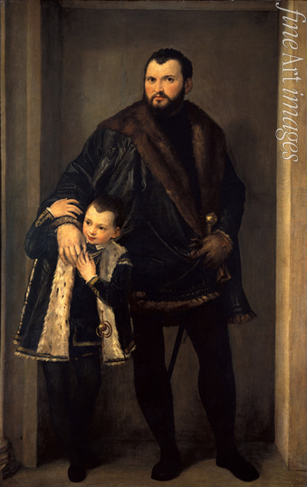 Veronese Paolo - Conte Iseppo da Porto mit Sohn Adrian