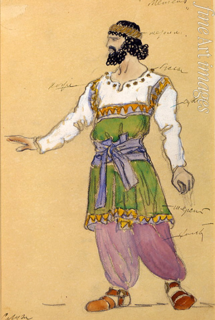 Korovin Konstantin Alexeyevich - Costume design for the opera The Snowstorm by G. Sviridov