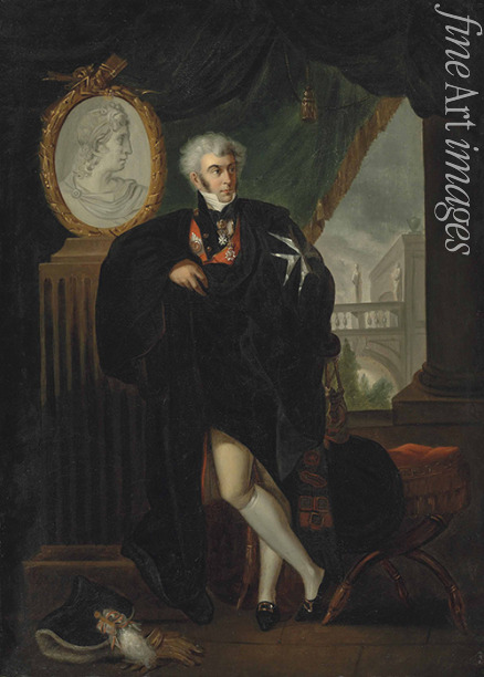 Guttenbrunn Ludwig - Porträt von Dmitri Lwowitsch Naryschkin (1758-1838)