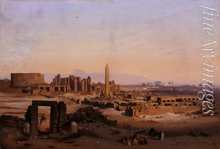 Caffi Ippolito - Ägypten. Karnak in Theben