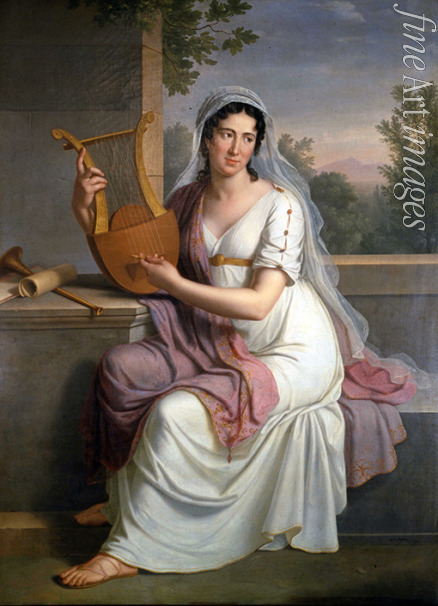Schmidt Johann Heinrich - Porträt von Opernsängerin Isabella Angela Colbran (1785-1845) 