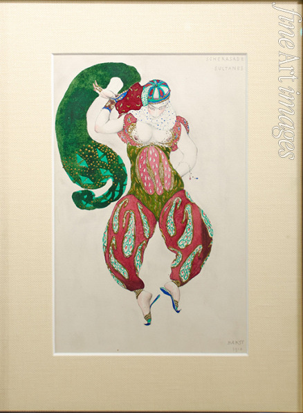 Bakst Léon - Costume design for the ballet Sheherazade by N. Rimsky-Korsakov