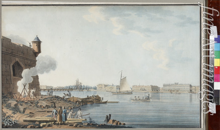 Paterssen Benjamin - Sankt Petersburg. Blick von der Peter-und-Paul-Festung auf den Sommergarten und den Marmorpalast