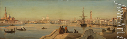 Caffi Ippolito - Venedig, Panorama von der Brücke