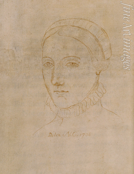 Curzon Sir Nathaniel - Porträt von Anne Hathaway (1555/6-1623), Ehefrau von William Shakespeare