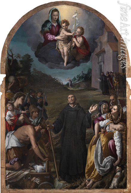 Allori Alessandro - Miracles of Saint Fiacre