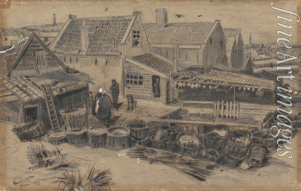 Gogh Vincent van - Dab-drying barn in Scheveningen