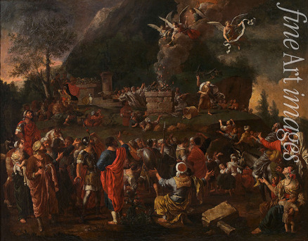 Heiss Johann - Elijah's sacrifice on Mount Carmel