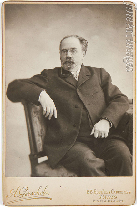 Gerschel Aaron - Portrait of Émile Zola (1840-1902)