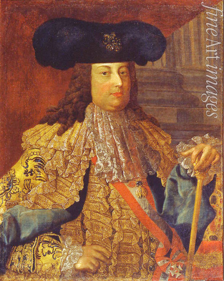 Beresin Wassili Kosmitsch - Porträt des Kaisers Franz I. von Österreich (1708-1765)