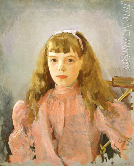 Serow Valentin Alexandrowitsch - Bildnis der Großfürstin Olga Alexandrowna von Russland (1882–1960)