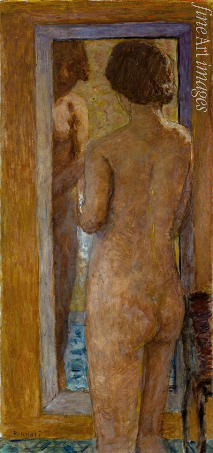 Bonnard Pierre - Frau bei ihrer Toilette