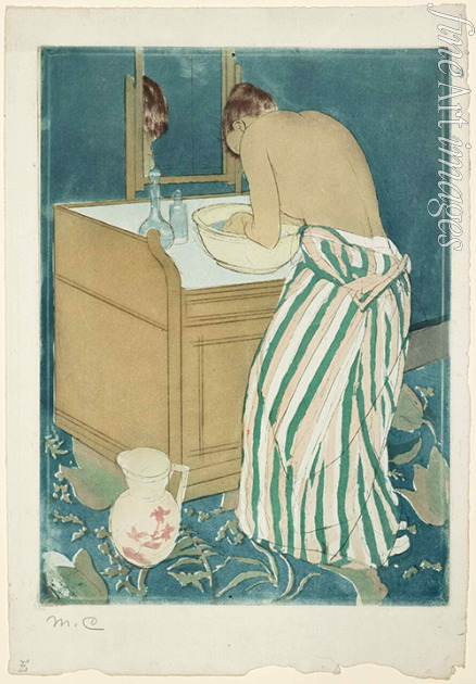 Cassatt Mary - A Woman bathing
