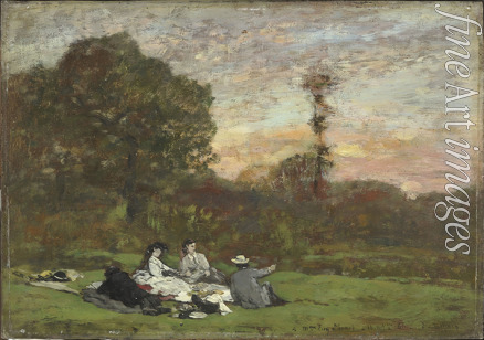 Boudin Eugène-Louis - Luncheon on the Grass (Le déjeuner sur l'herbe)