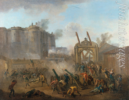Lallemand Jean-Baptiste - The Storming of the Bastille on 14 July 1789