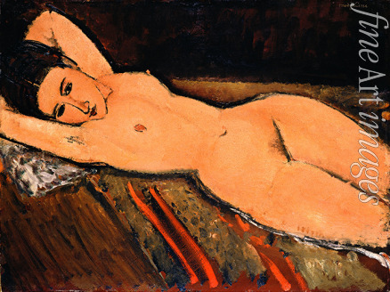 Modigliani Amedeo - Nude lying (Nu couché)