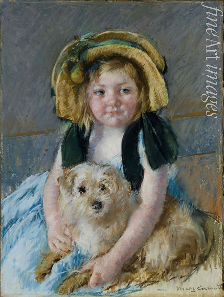 Cassatt Mary - Sara mit ihrem Hund