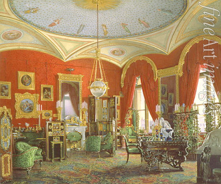 Hau Eduard - The Study of Empress Alexandra Fyodorovna in the Winter Palace