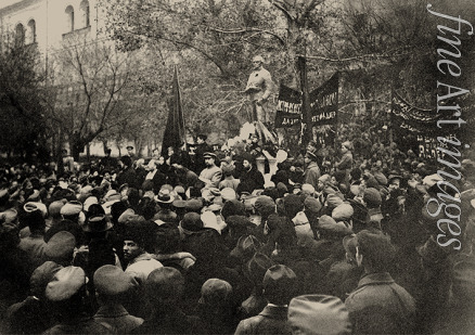 Anonymous - The opening of the Robespierre Monument in Moscow on 3 November 1918