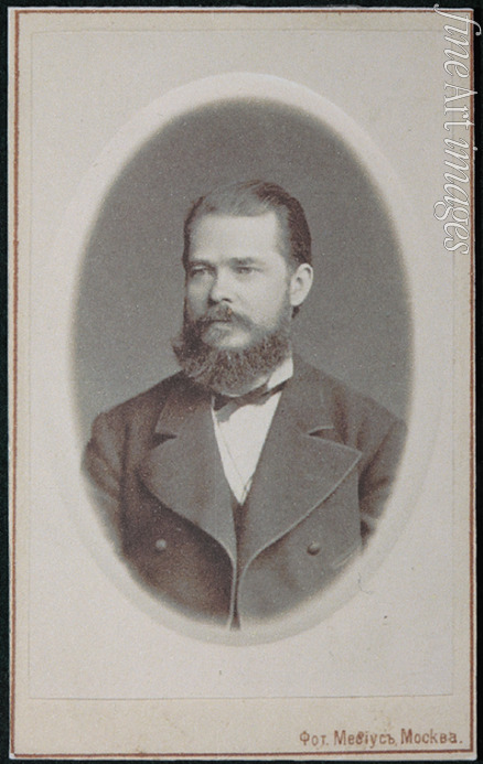 Fotoatelier Julius Möbius - Porträt von Pjotr Iwanowitsch Jurgenson (1836-1903)