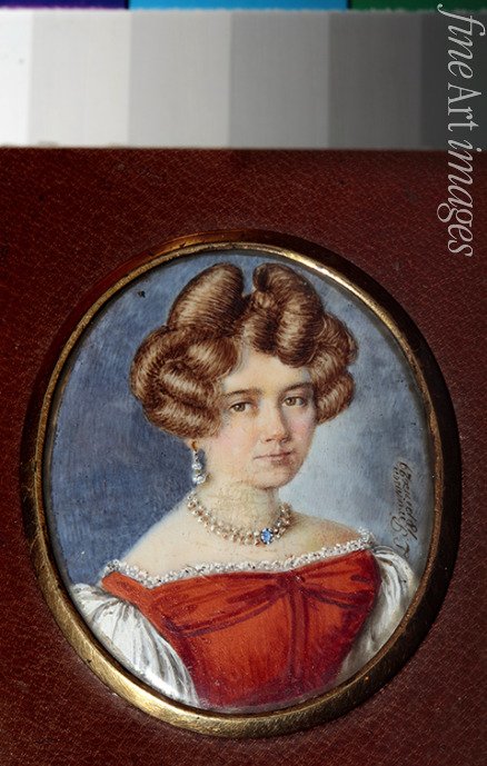 Bramson Ludwig (Leo) - Portrait of Alexandra Andreyevna Tchaikovsky (1813-1854), née d'Assier